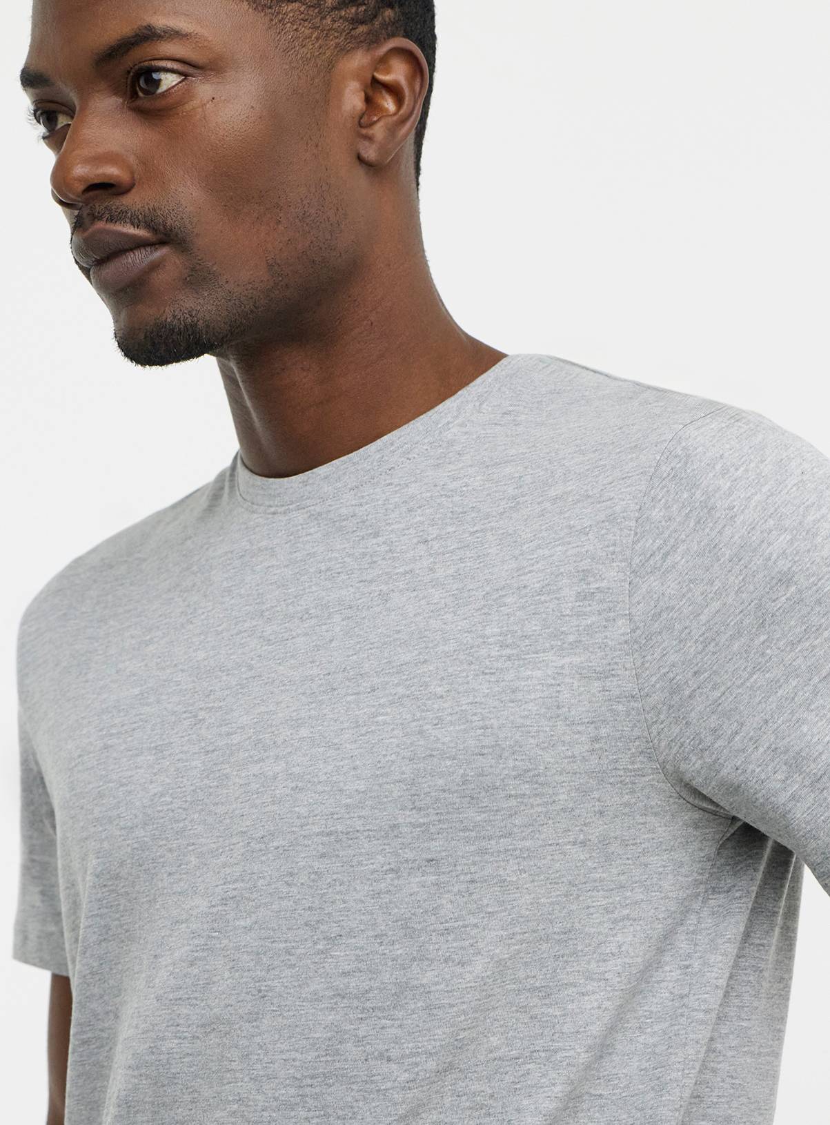 JACAMO 5 Pack Crew Neck T-Shirt Long Multi XL - Image 4